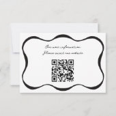 Carte de réponse au ruban encrée (Dos)