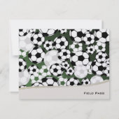 Carte de réponse au thème de football (Dos)