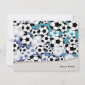 Carte de réponse au thème de football (Dos)