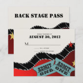 Carte de réponse au thème vidéo (Devant / Derrière)