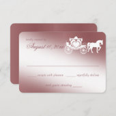 Carte de réponse au transport de contes de fées (Devant / Derrière)