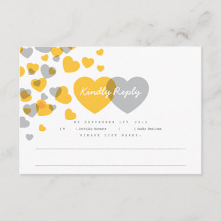 Carte de réponse aux coeurs modernes