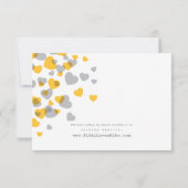 Carte de réponse aux coeurs modernes (Dos)