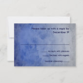 Carte de réponse Bar Mitzvah Tallit (Dos)