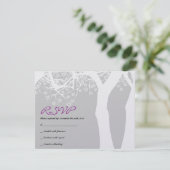 Carte de réponse Bat mitzvah à la barre d'ARBRE ST (Debout devant)