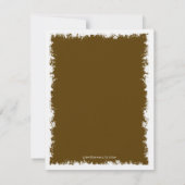 Carte de réponse Bat mitzvah Arbre de vie, Chocola (Dos)