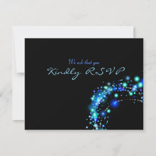 Carte de réponse Bat mitzvah GALAXY STARS