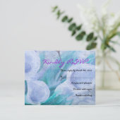 Carte de réponse Bat mitzvah HUMMINGBIRD & CALLA L (Debout devant)