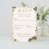 Carte de réponse catholique Rose (Debout devant)