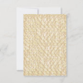 Carte de réponse catholique Rose (Dos)