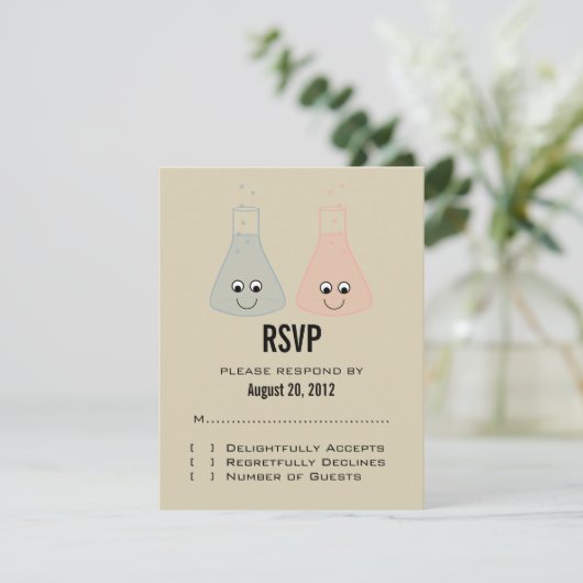 Carte de réponse chimique (Debout devant)