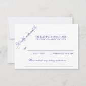 Carte de réponse classique (Devant)