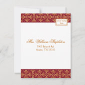 Carte de réponse Cluster Rouge Baies (Dos)