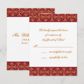 Carte de réponse Cluster Rouge Baies (Devant / Derrière)