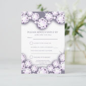 carte de réponse cœur pour 60e anniversaire de mar (Debout devant)