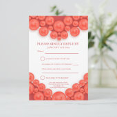 carte de réponse coeur pour les 35 ans de mariage  (Debout devant)