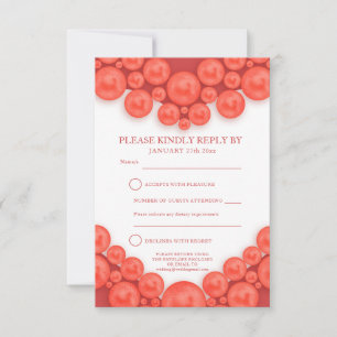 carte de réponse cœur pour les 35 ans de mariage d