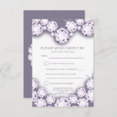 carte de réponse cœur pour les 60 ans de mariage d (Devant / Derrière)