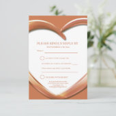 carte de réponse coeur pour les 7 ans de mariage e (Debout devant)