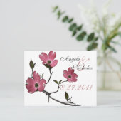 Carte de réponse Cornouiller/ Mariage (Debout devant)