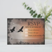 Carte de réponse correspondante Ravween RSVP 3.5x5 (Debout devant)