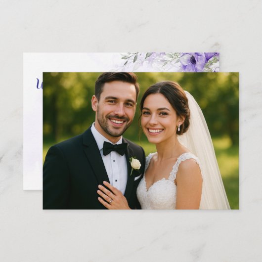 Carte de réponse d'analyse classique vers RSVP (Devant / Derrière)