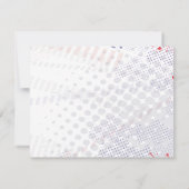 Carte de réponse de Baseball Splatter Bar Mitzvah (Dos)