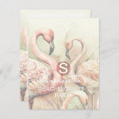 Carte de réponse de code QR pour l'événement d'ent (Devant / Derrière)