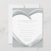 carte de réponse de cœur pour 70e anniversaire de (Dos)