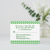 Carte de réponse de Faire-part de mariage de ferme (Debout devant)