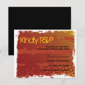 Carte de réponse de la barre de basket Mitzvah (Devant / Derrière)