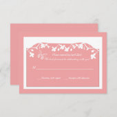 Carte de réponse de la prairie à papillons (Devant / Derrière)