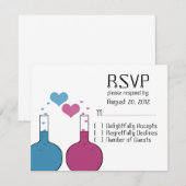 Carte de réponse de la science de l'amour (Devant / Derrière)