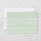 Carte de réponse de mariage à la branche d'olive a (Dos)