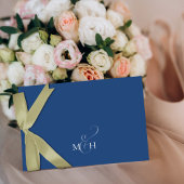 Carte de réponse de mariage à l'esperluette en cal