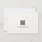 Carte de réponse de mariage à sceau rouge (Dos)