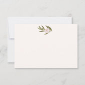 Carte de réponse de mariage au Pink Green Ruby Orc (Dos)