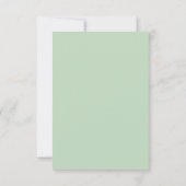 Carte de réponse de mariage avec code QR pour les (Dos)