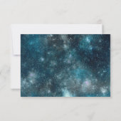 Carte de réponse de mariage céleste « Je t'aime ju (Dos)