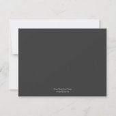Carte de réponse de mariage Cerisiers en Fleur (Dos)