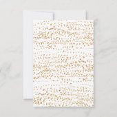 Carte de réponse de mariage citrouille d'automne (Dos)