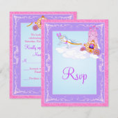 Carte de réponse de mariage de conte de fées fanta (Devant / Derrière)