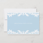 Carte de réponse de mariage de conte de fées HAPPI (Dos)