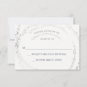 Carte de réponse de mariage Eclipse Moon (Dos)