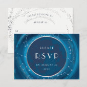 Carte de réponse de mariage Eclipse Moon (Devant / Derrière)