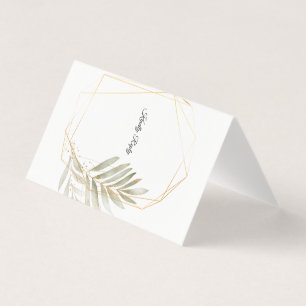 Carte de réponse de mariage élégante à motifs géom