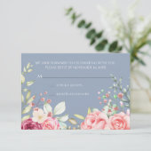 Carte de réponse de mariage Embrasse Mariage (Debout devant)