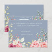 Carte de réponse de mariage Embrasse Mariage (Devant / Derrière)