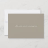 Carte de réponse de mariage en forme de cœur sculp (Dos)