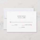 Carte de réponse de mariage fleur de Bourgogne géo (Dos)